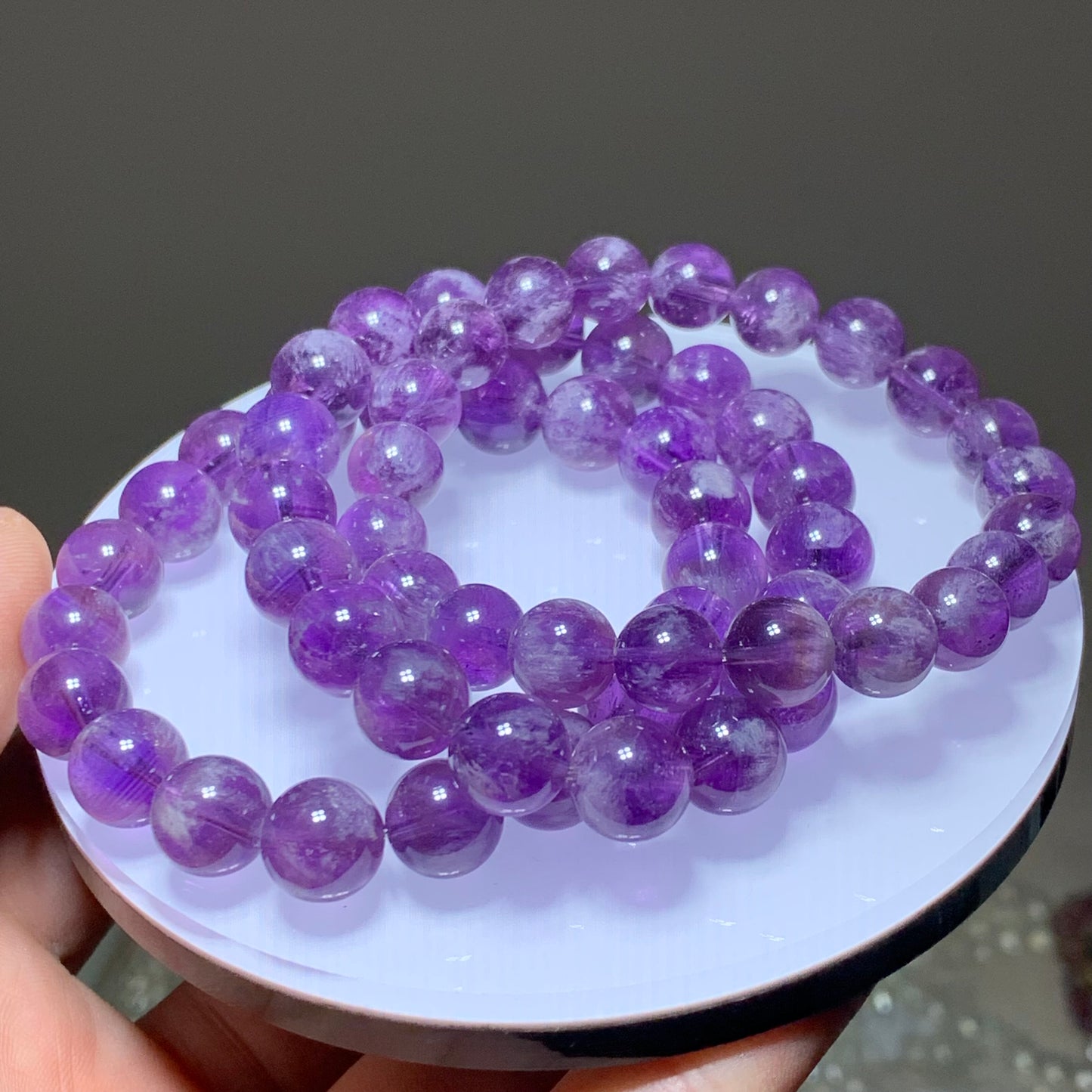 Amethyst crystal bracelets