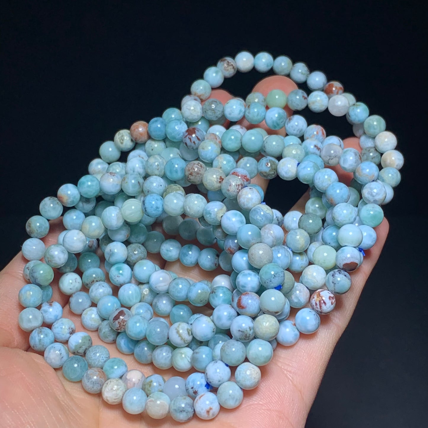 Larimar crystal bracelet