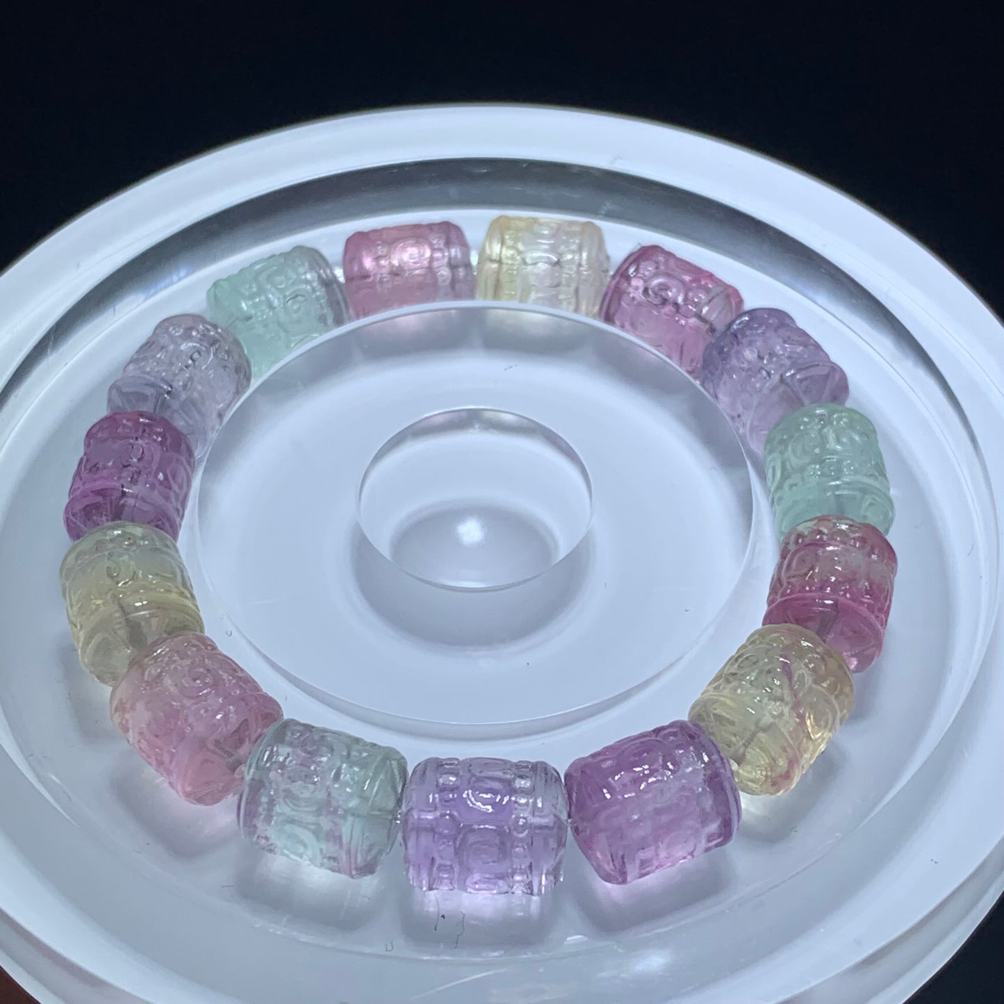 Fluorite carving bracelets