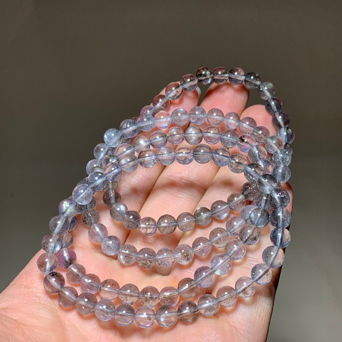 Devil aquamarine crystal bracelet