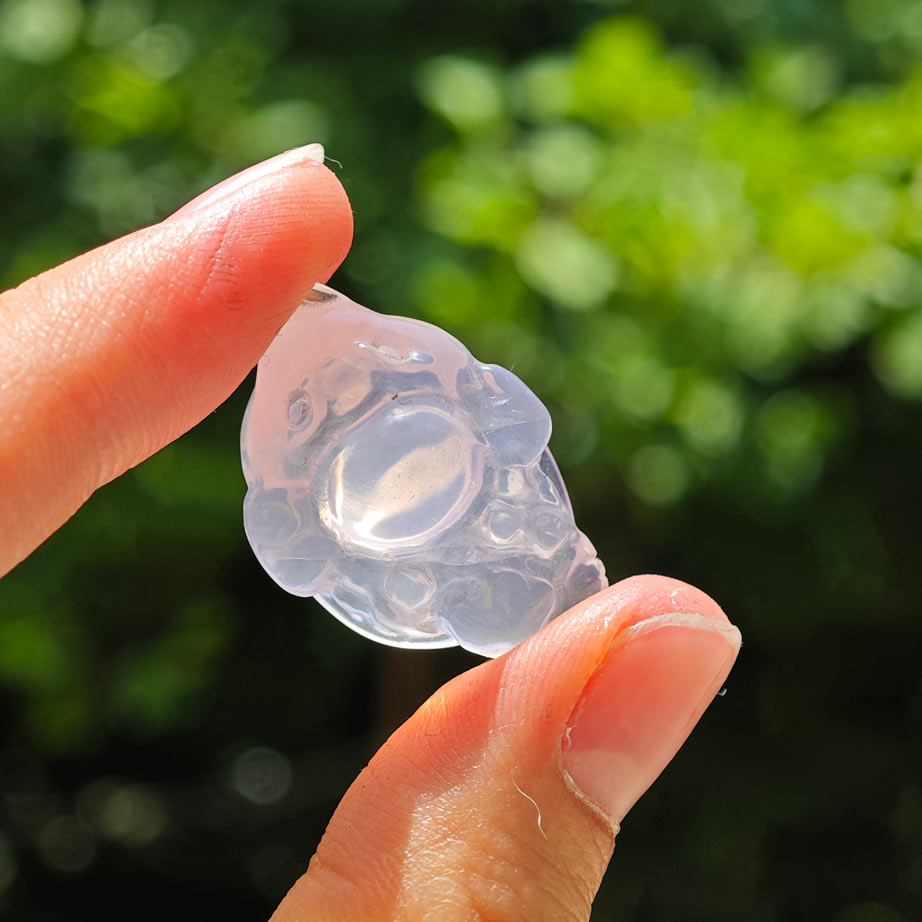 Wholesale Clear Rose Quartz Crystal Money Toad