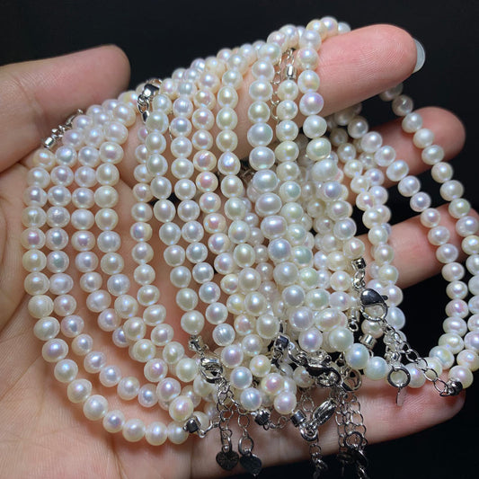 Beautiful Freshwater pearl crystal bracelet