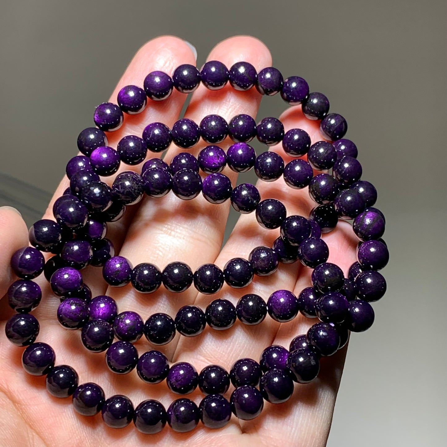 New purpurite crystal bracelet