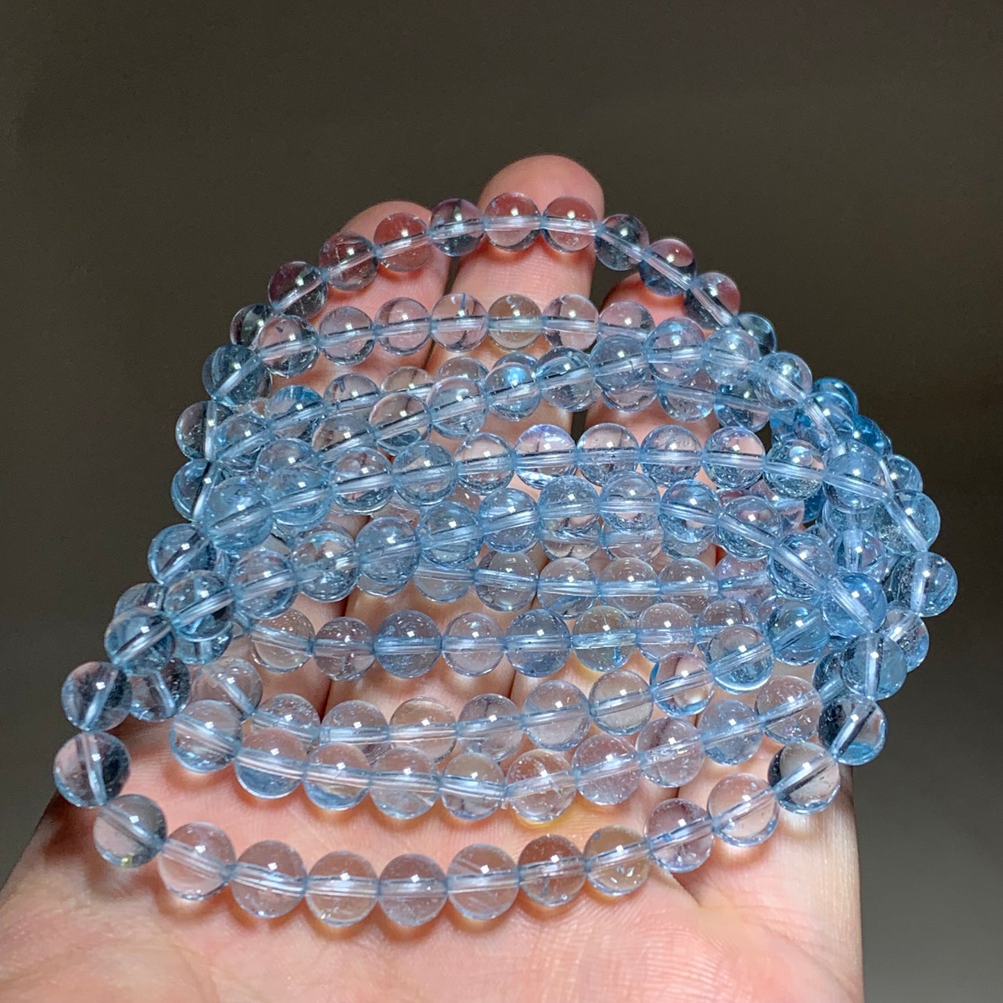HQ blue topaz crystal bracelet