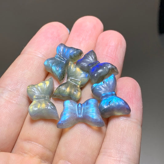 Labradorite crystal butterfly