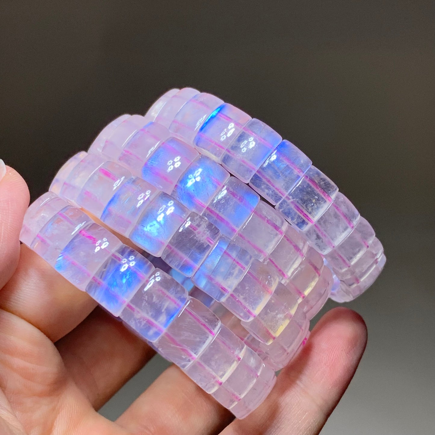HQ moonstone soft bangle