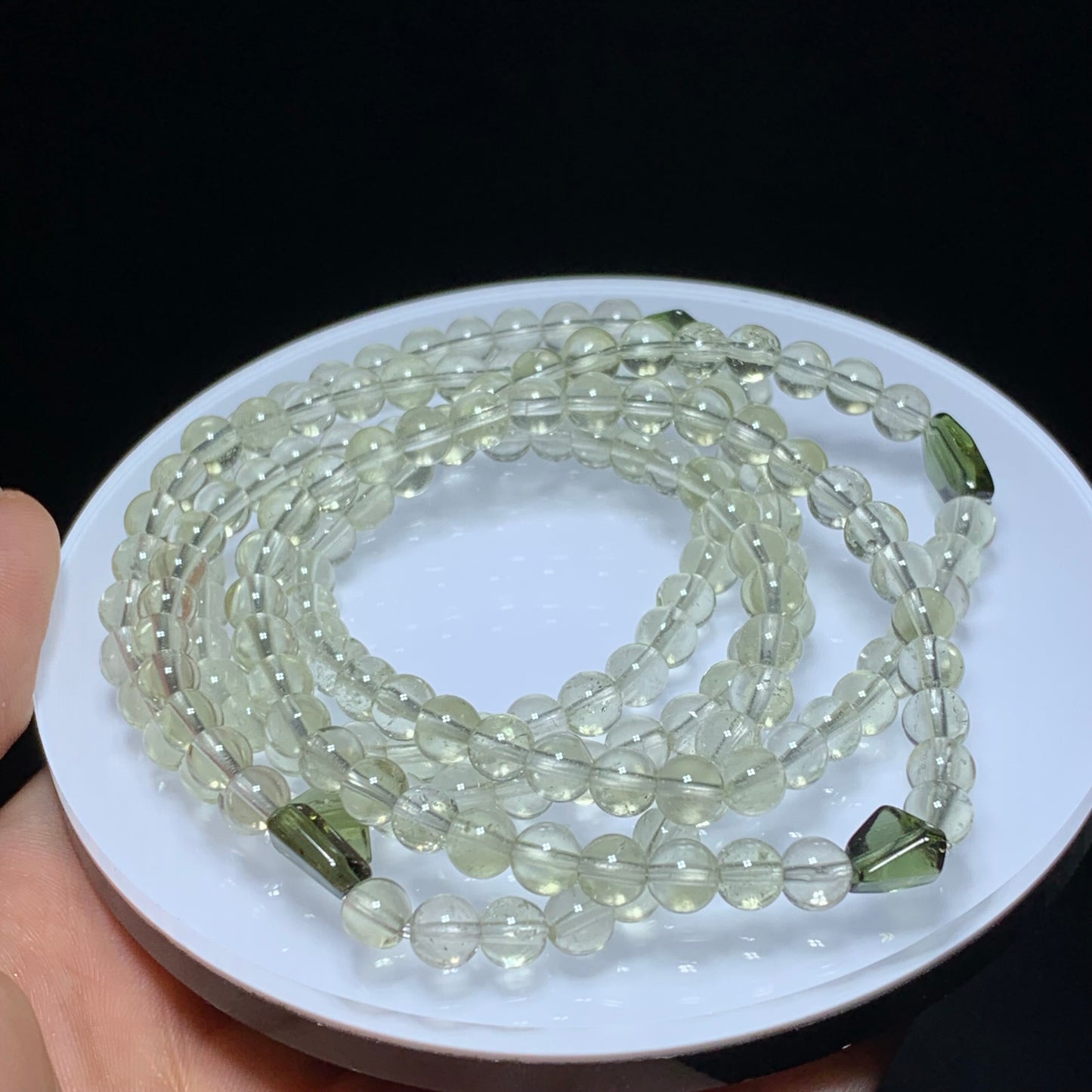 meteorite ldg crystal bracelet