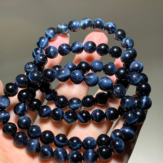 Blue tiger eye crystal bracelet