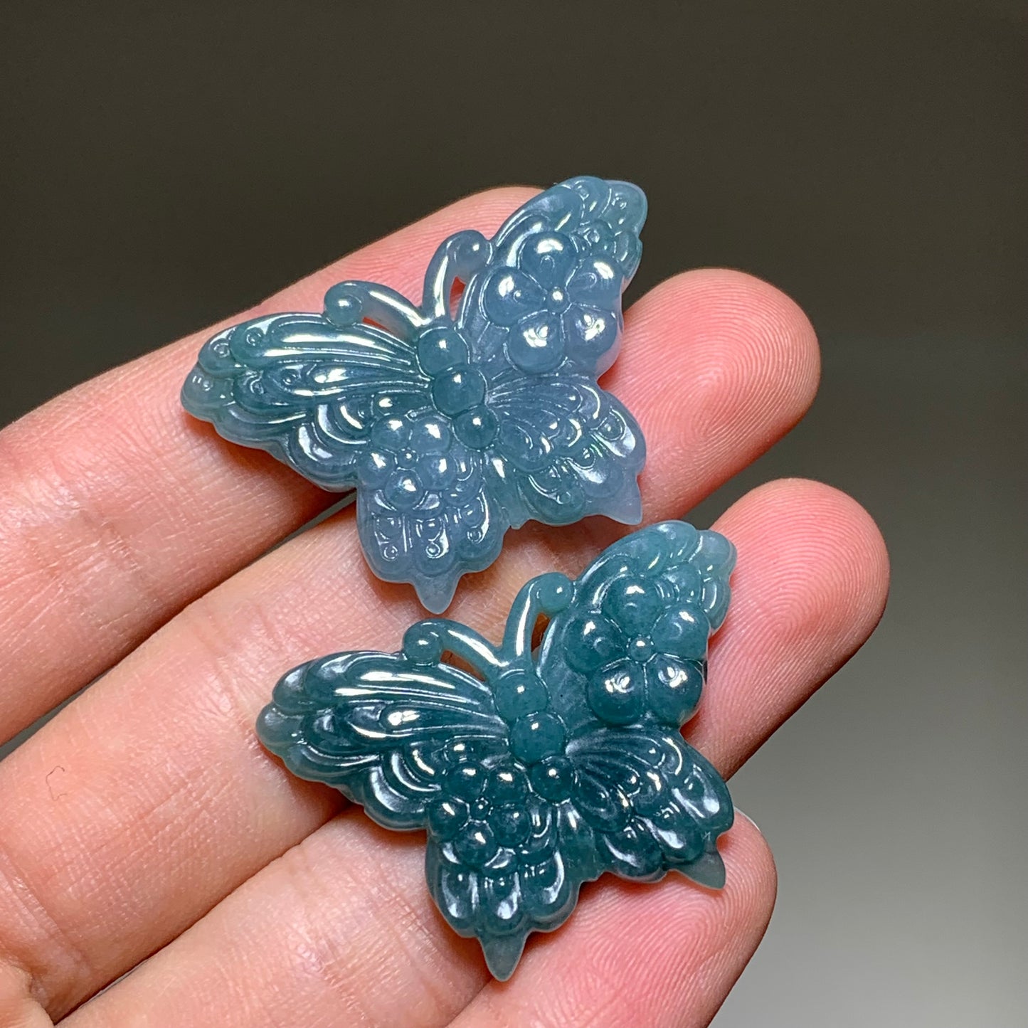 Blue water jade butterfly
