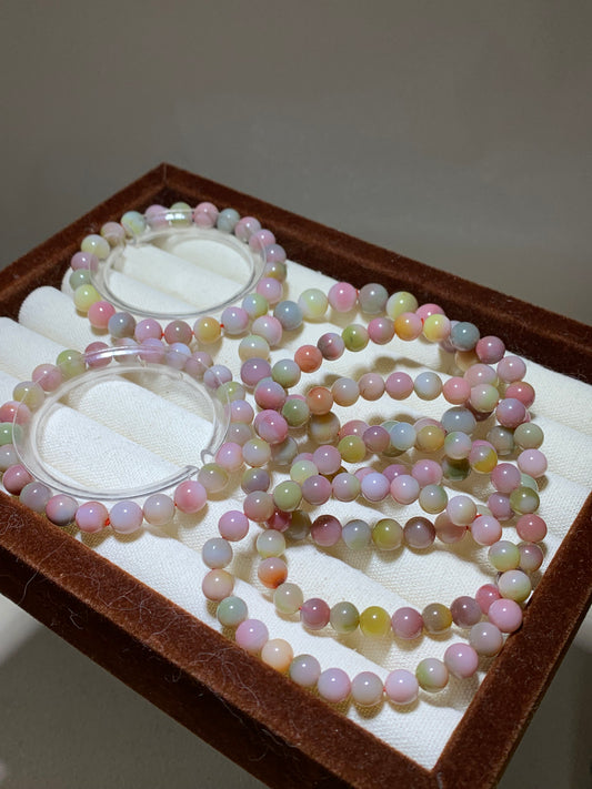 Colorful Yanyuan agate crystal bracelet( Dm for actual price)