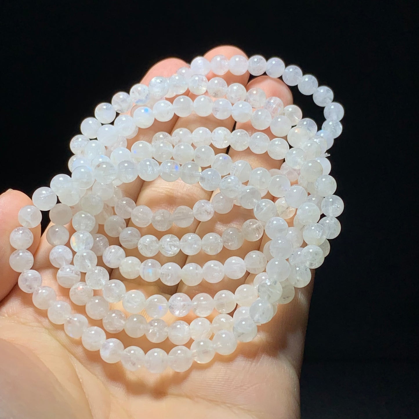 Moonstone crystal bracelet.