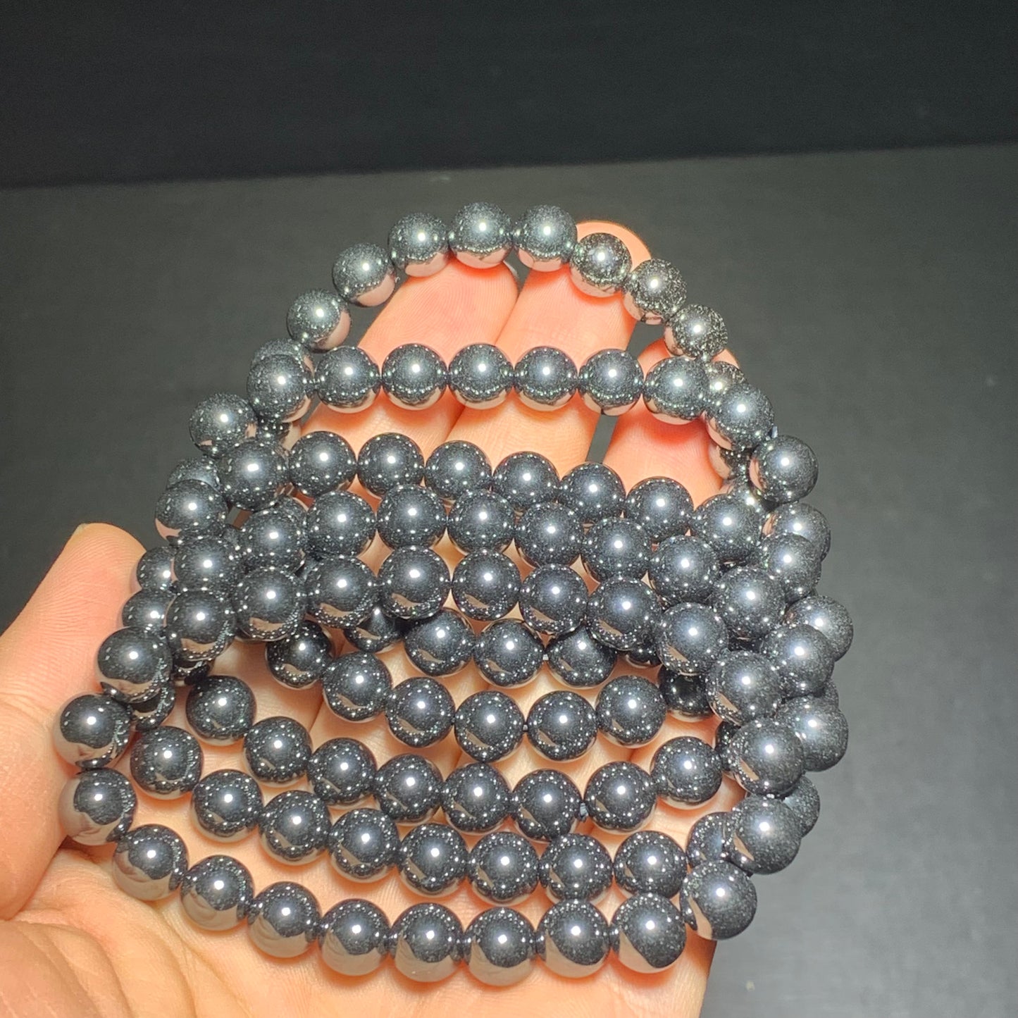 Hematite crystal bracelets
