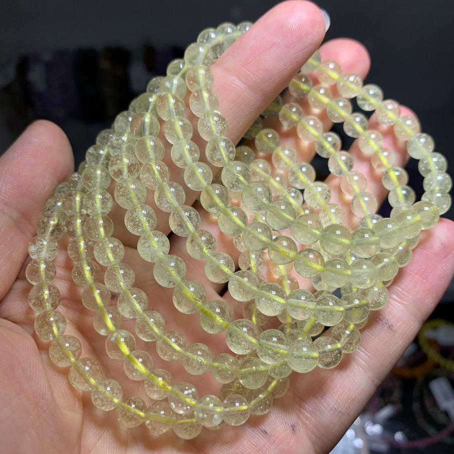 Wholesale Natural Libyan Desert Glass Crystal Bracelet