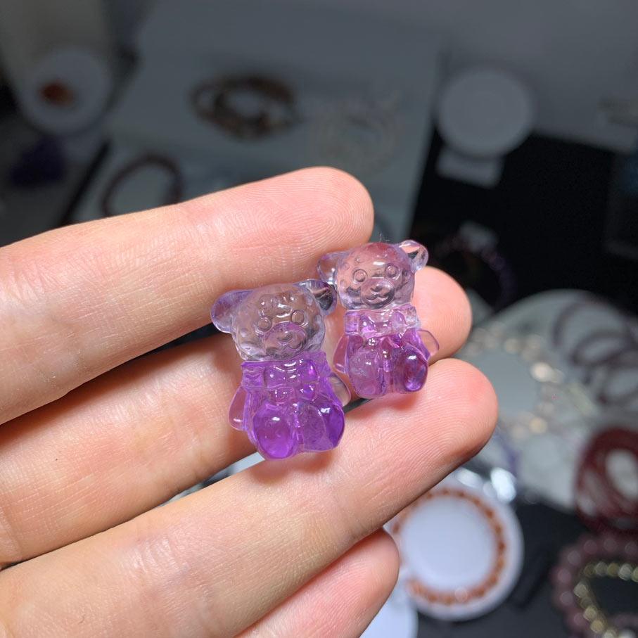 Wholesale HQ Amethyst Crystal Bear