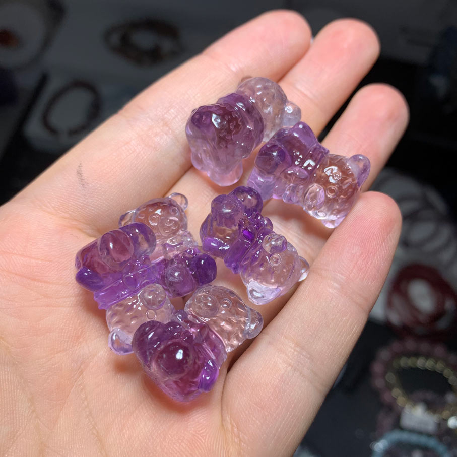 Wholesale HQ Amethyst Crystal Bear