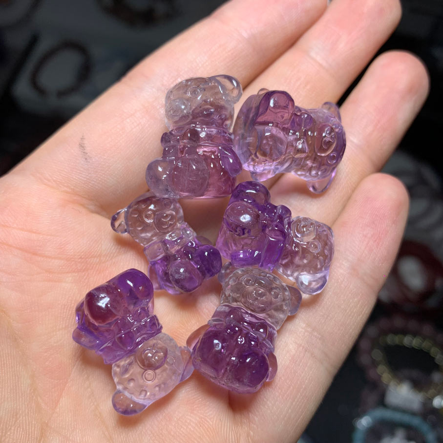 Wholesale HQ Amethyst Crystal Bear