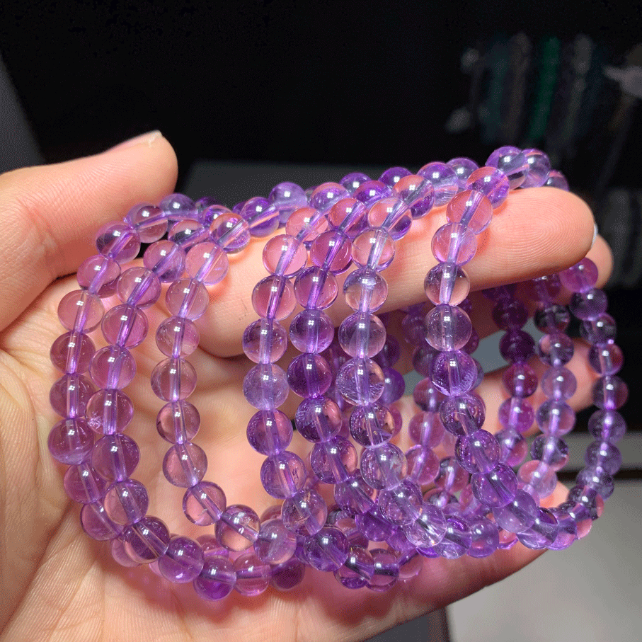 Wholesale Clear Amethyst Crystal Bracelet