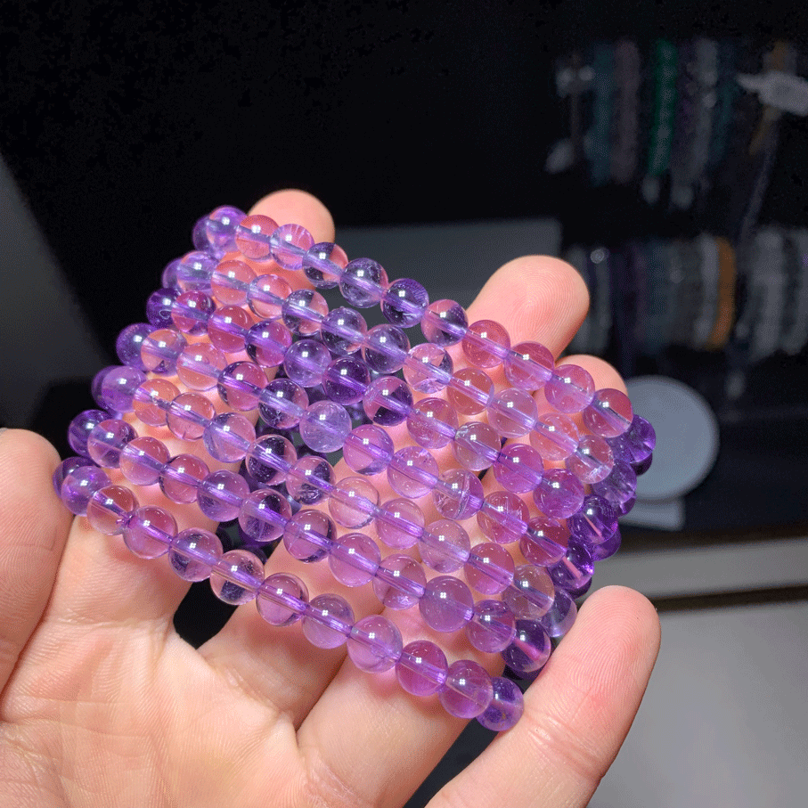 Wholesale Clear Amethyst Crystal Bracelet