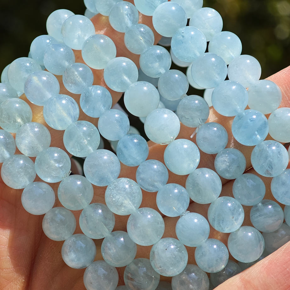 Wholesale Light Blue Aquamarine Crystal Bracelet