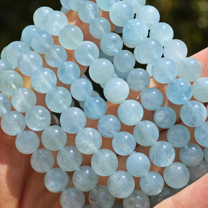 Wholesale Light Blue Aquamarine Crystal Bracelet