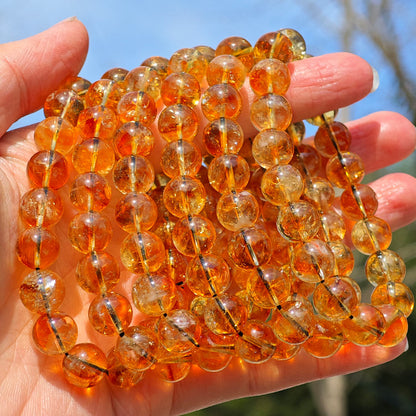 Wholesale Citrine Needle Crystal Bracelet