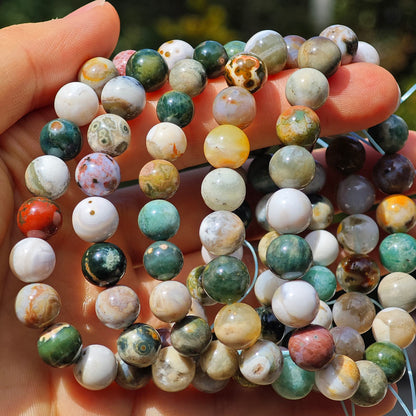 Wholesale Big Ocean Jasper Crystal Bracelet