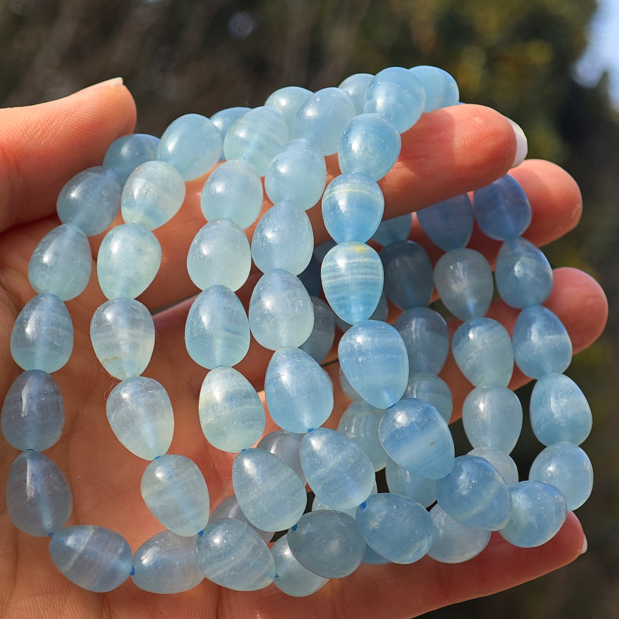 Wholesale Blue Onyx Crystal Bracelet