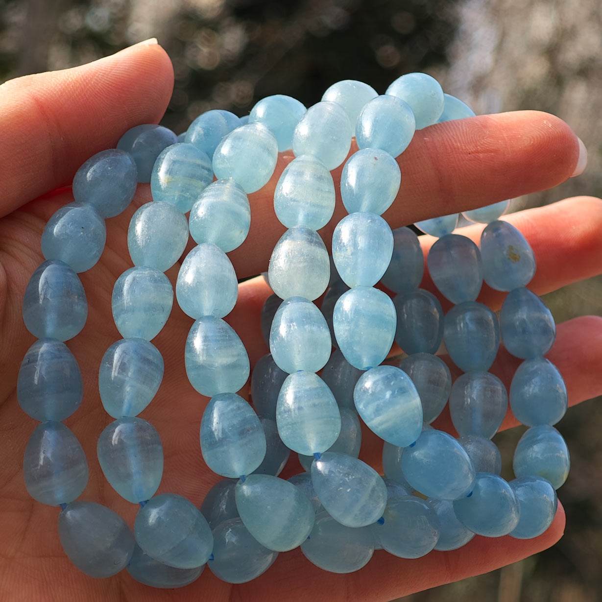 Wholesale Blue Onyx Crystal Bracelet