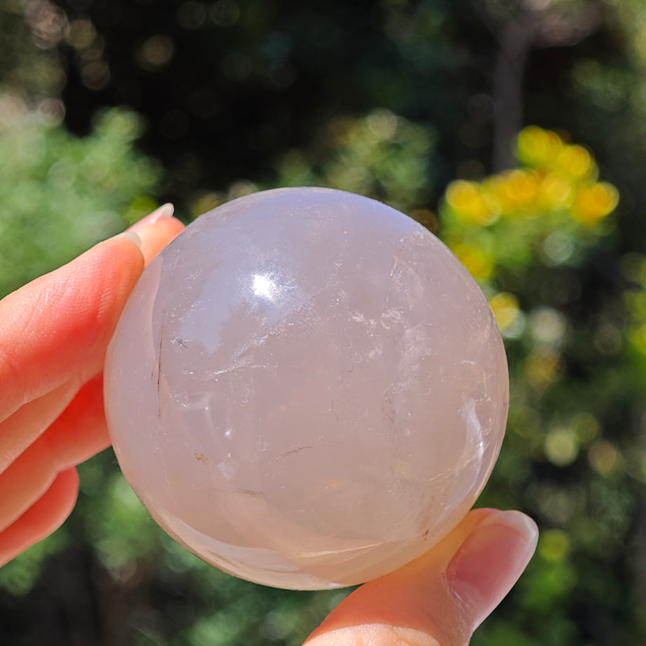 Wholesale Crazy Price Blue Rose Quartz Crystal Sphere(8USD/KG)