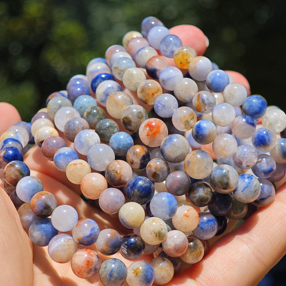 Wholesale Blue Rutile Crystal Bracelet