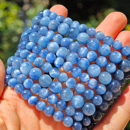 cat eye kyanite bracelet