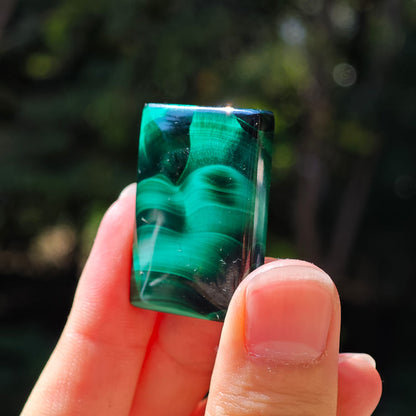 HQ Cat Eye Malachite Crystal Pendant