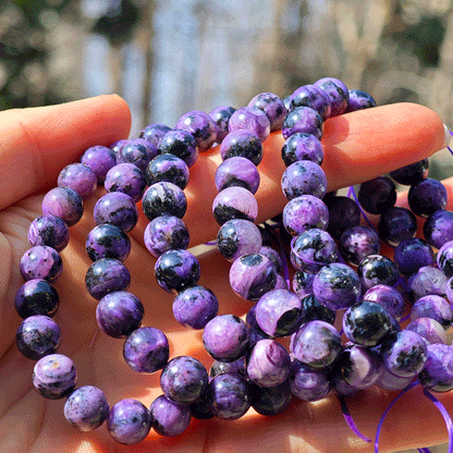 Wholesale Black Charoite Crystal Bracelet