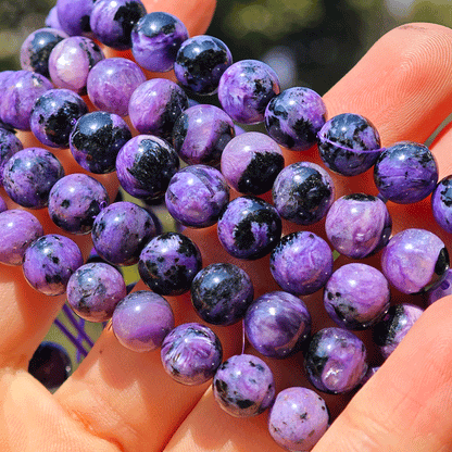 Wholesale Black Charoite Crystal Bracelet