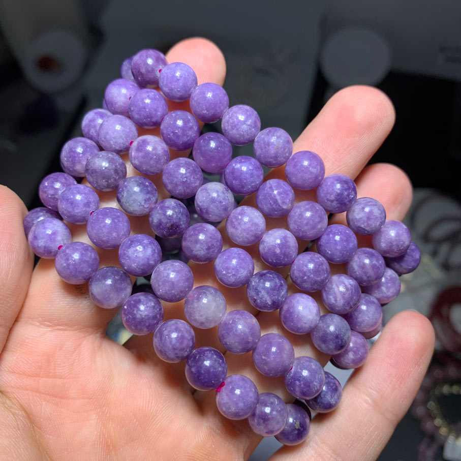 Wholesalae Purple Lepidolite Crystal Bracelet