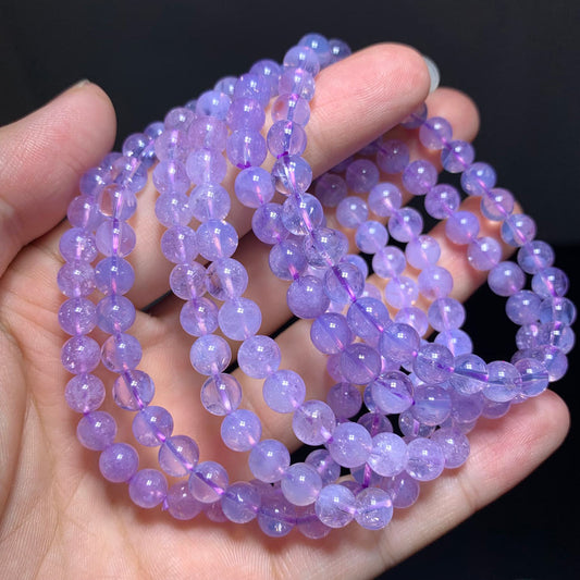 Wholesale Cheap Lavender Moon Quartz Crystal Bracelet