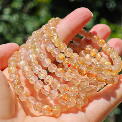 Wholesale Cheap HQ Rutile Crystal Bracelet