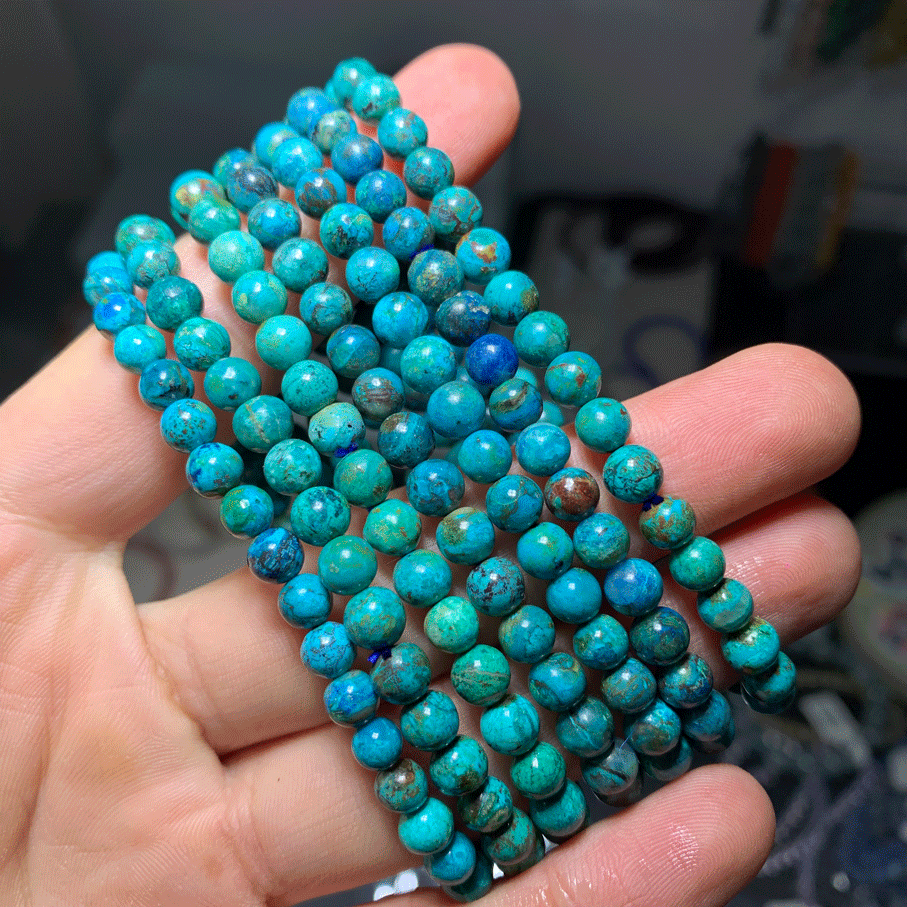 Wholesale Small Chrysocolla Crystal Bracelet