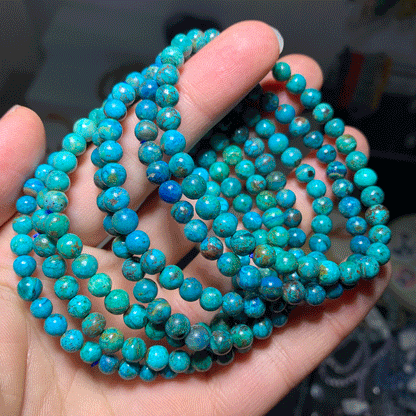 Wholesale Small Chrysocolla Crystal Bracelet