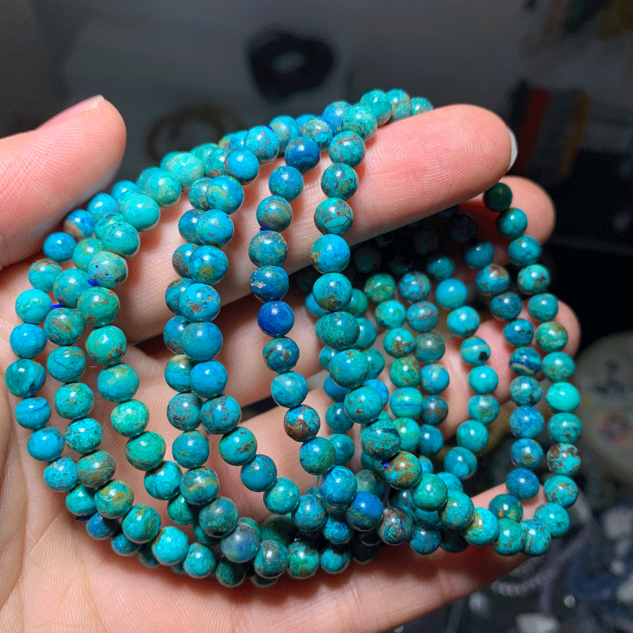 Wholesale Small Chrysocolla Crystal Bracelet