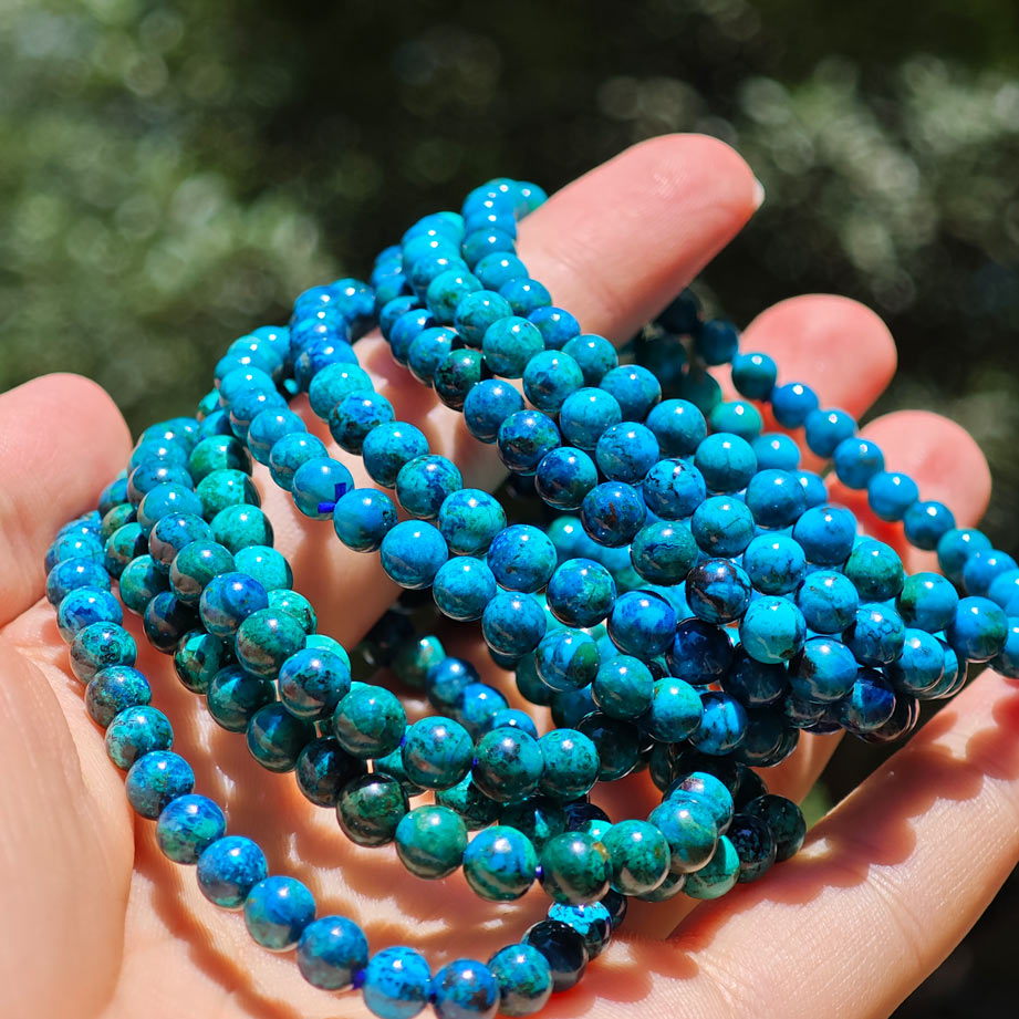 Wholesale Small Chrysocolla Crystal Bracelet