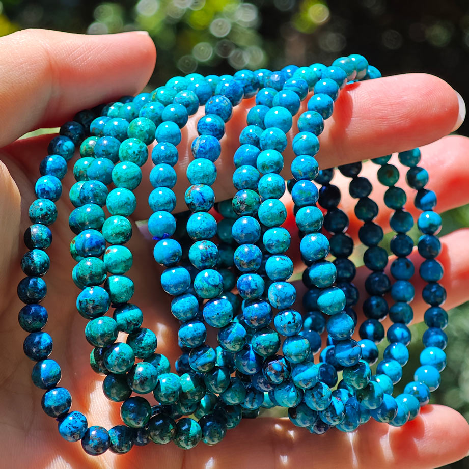 Wholesale Small Chrysocolla Crystal Bracelet