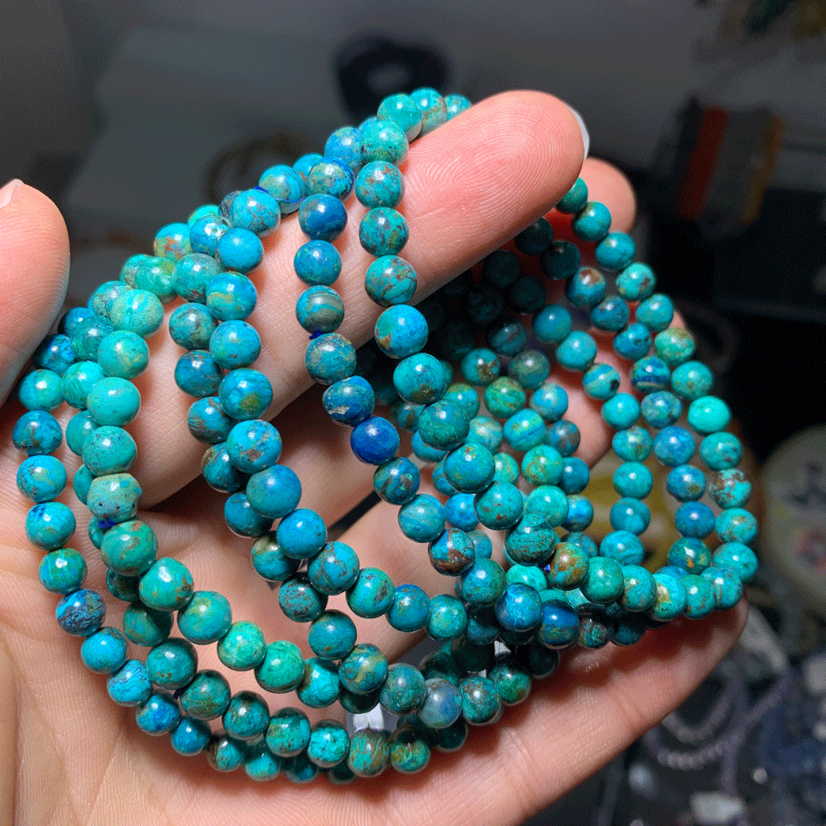 chrysocolla bracelet