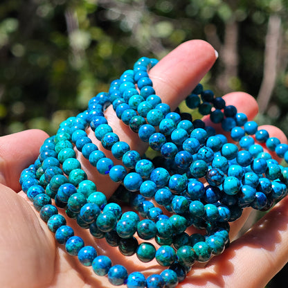 Wholesale Small Chrysocolla Crystal Bracelet