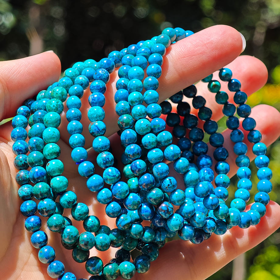 Wholesale Small Chrysocolla Crystal Bracelet