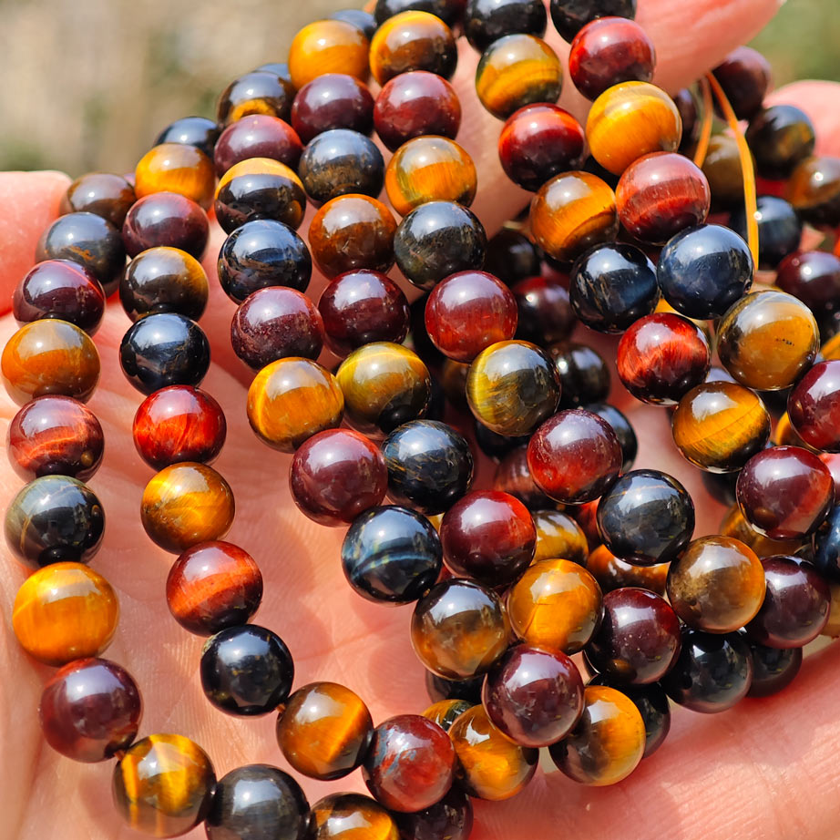 colorful tiger eye bracelet