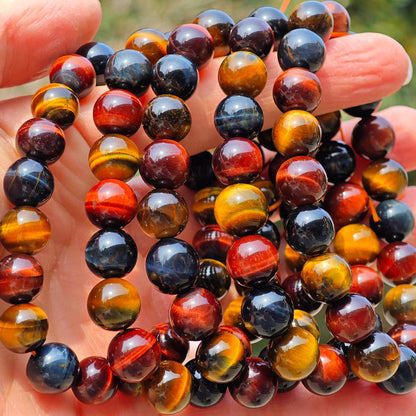 colorful tiger eye bracelet