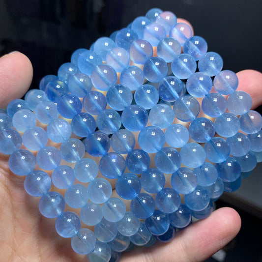 Wholesale Dark Clear Aquamarine Crystal Bracelet