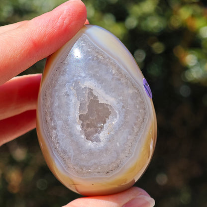 High-quality Druzy Agate crystal egg2