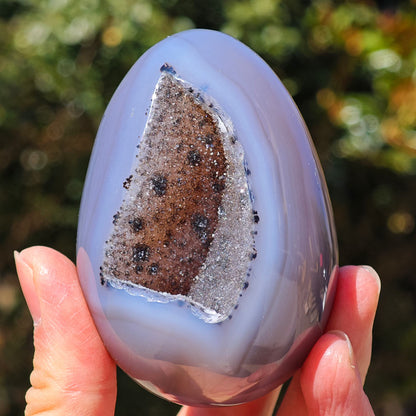 Wholesale High Quality Druzy Agate Crystal Egg 1